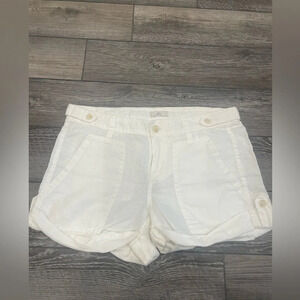 Joie Women's Size 2 White Linen Shorts